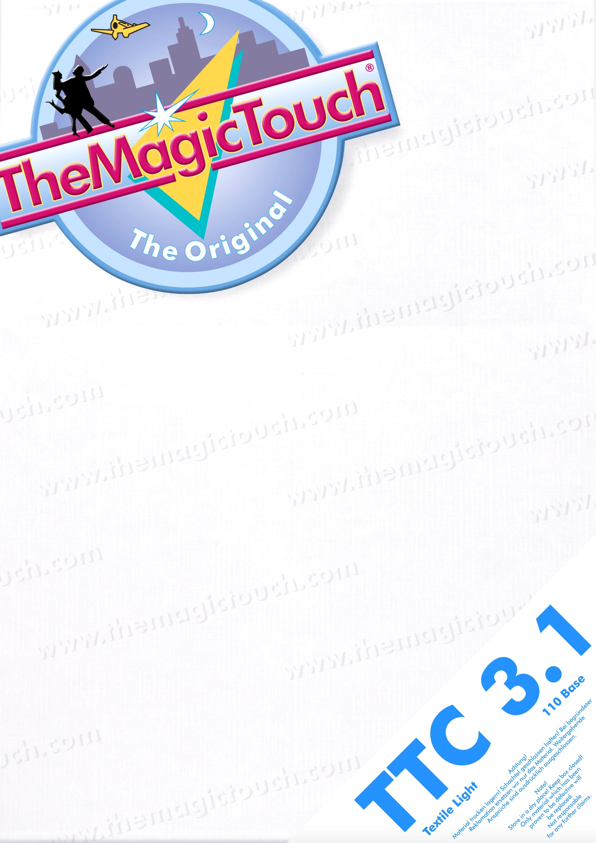 TheMagicTouch TTC 3.1 β Carta Transfer per Tessuti Chiari