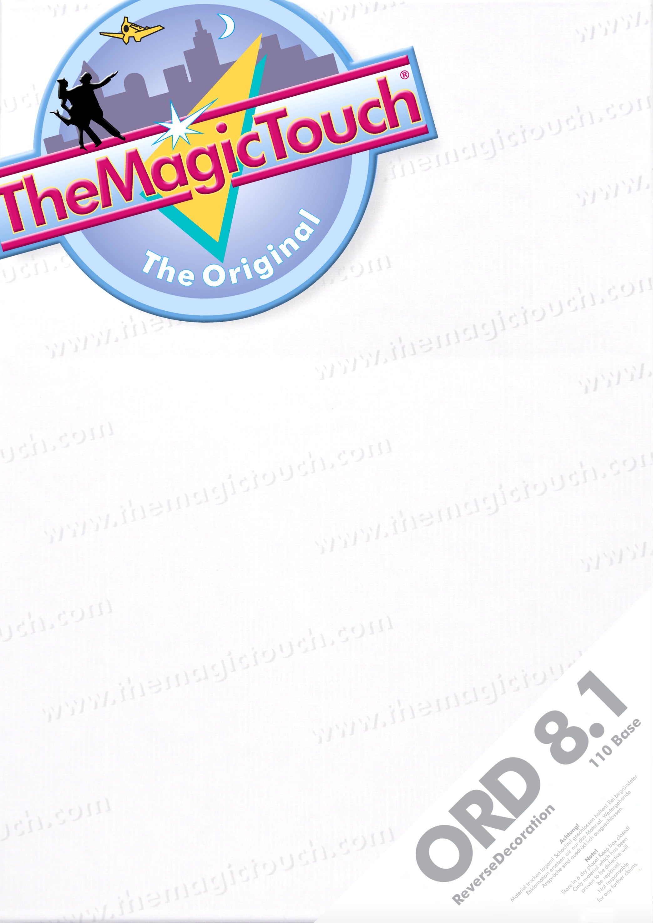 TheMagicTouch ORD 8.1 – Carta Transfer per Oggetti Trasparenti
