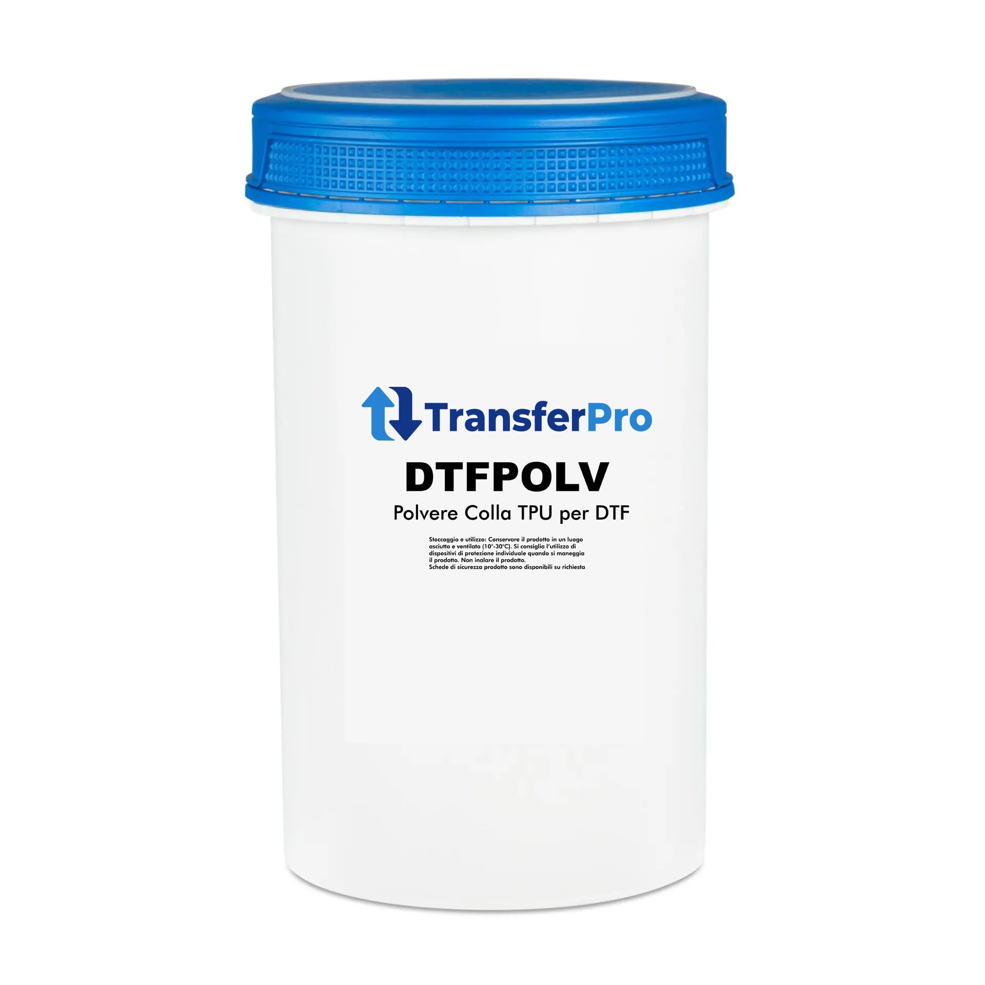 Polvere Collante DTF TransferPro in barattoli da 1 Kg