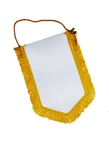 Gagliardetto bianco pentagonale