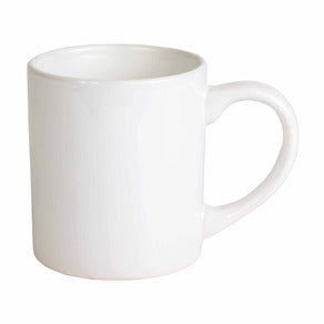 Tazze in ceramica bianca