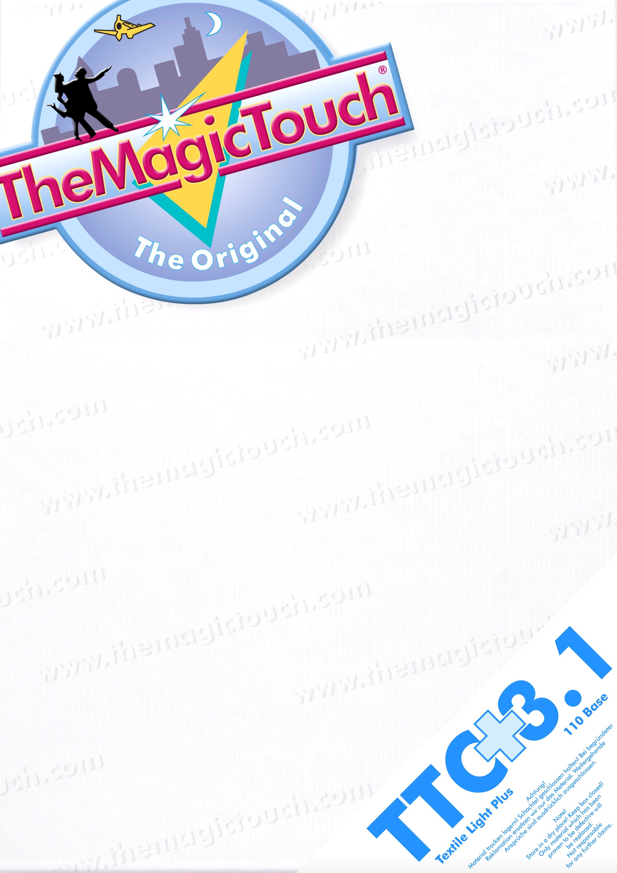 TheMagicTouch TTC 3.1+ – Carta Transfer per Tessuti Chiari