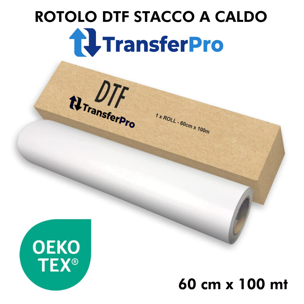 Film DTF TransferPro Stacco a caldo cm 60 x 100 Mt
